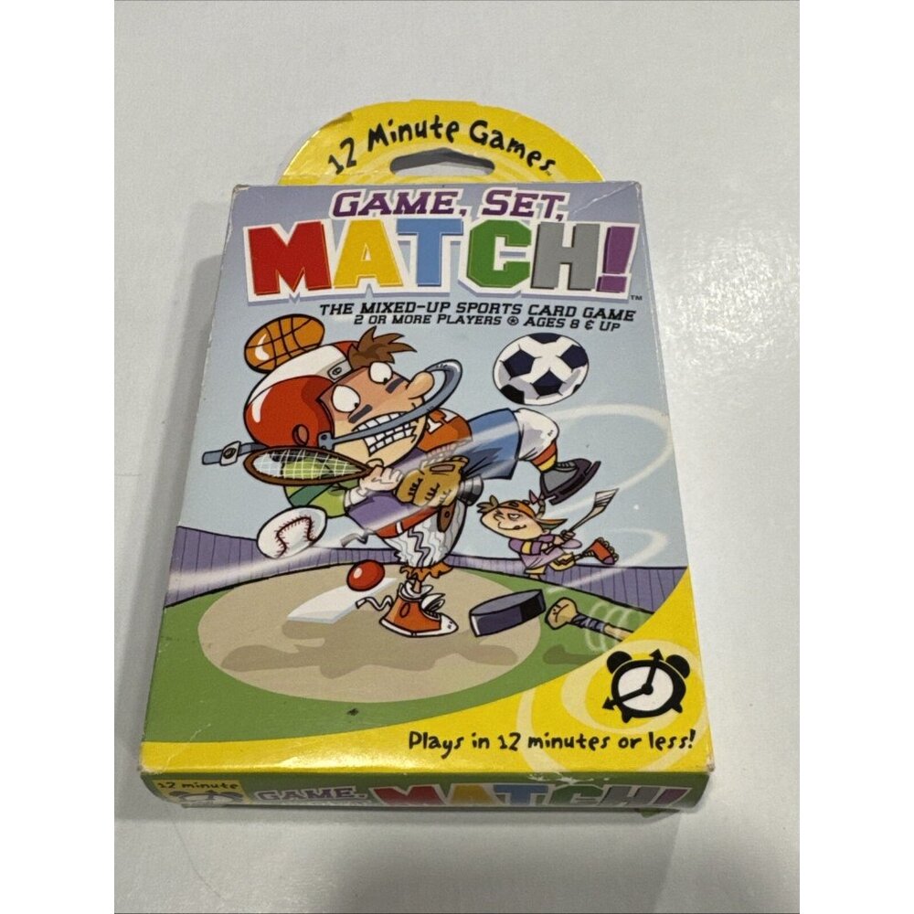Game, Set, Match! Card Game Gamewright 2003 RP1